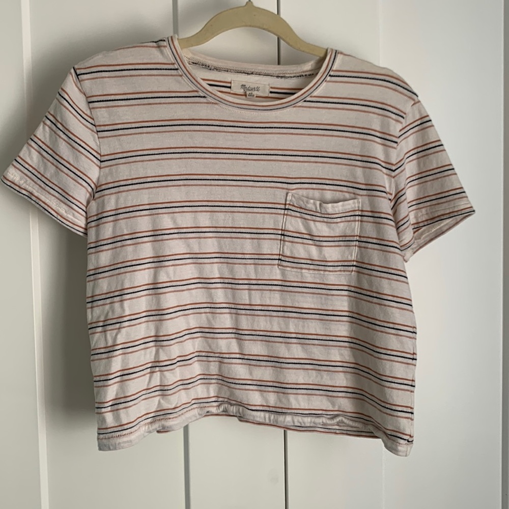 Madewell Striped Boxy Tee